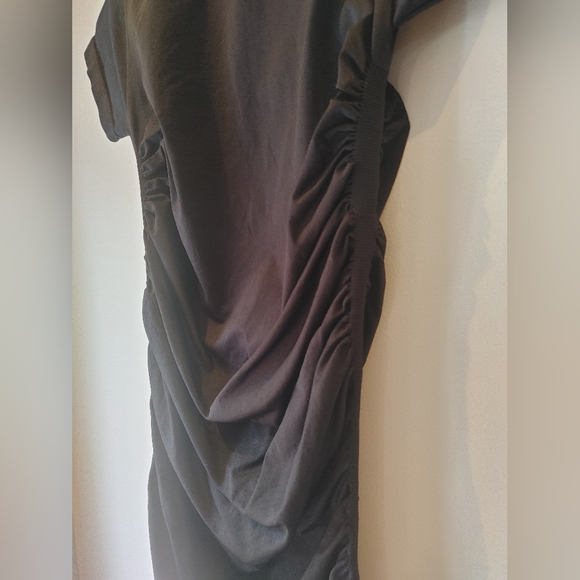 Blanqi Maternity Ruched Cap Sleeve Dress Size S/M - Picture 8 of 9